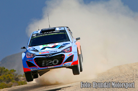 WRC メキシコラリー 2014  3日目 ヒュンダイ総合3位に浮上